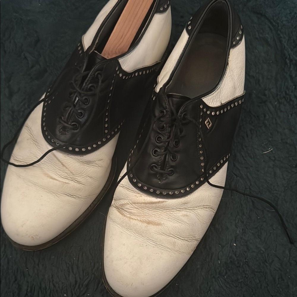 Stylish Black and White Men's Shoes